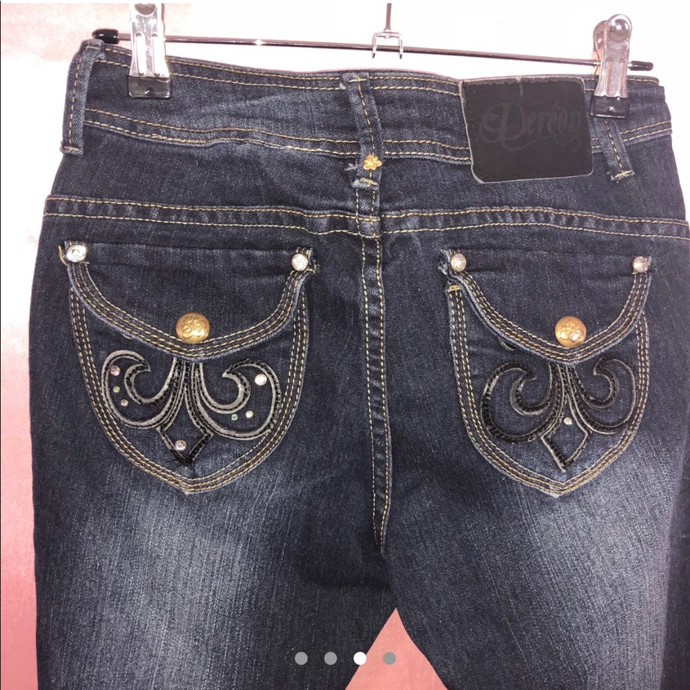 🔥🤩 DERÉON LOW RISE JEANS - Picture 4 of 7
